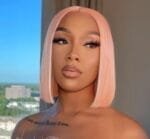 Pink Straight Bob Wig