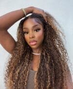 Curly wig 4/27 lace HD