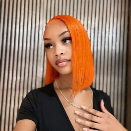 Ginger Straight Bob Wig