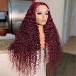 99J Curly Lace Wig