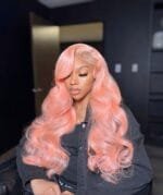 Pink Bodywave HD Wig