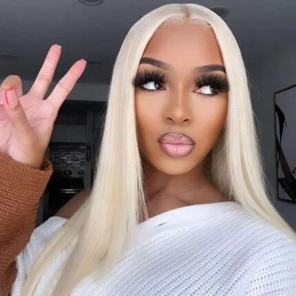 Blond Straight HD Wig