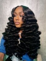 Loose deep waves wig