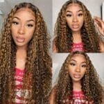 Curly wig 4/27 lace HD