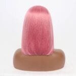 Pink Straight Bob Wig - Image 4