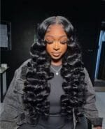 Loose deep waves wig