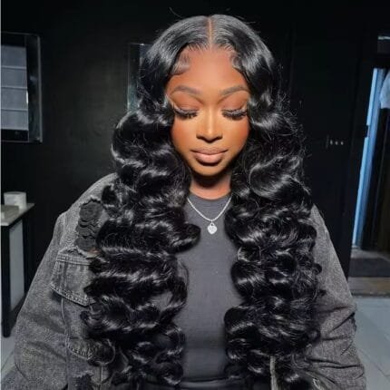 Loose deep waves wig