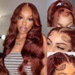 Brown bodywave lace wig
