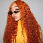 Lace Wig Ginger Curly