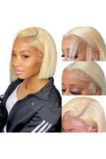 Blond Straight Bob Wig