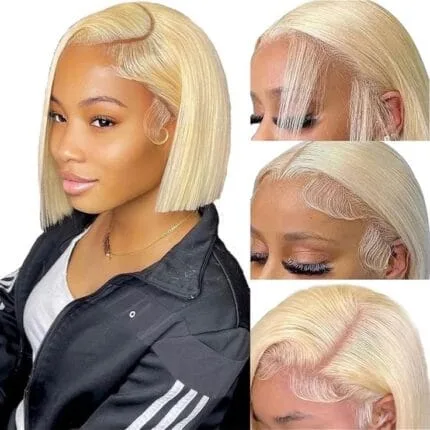 Blond Straight Bob Wig