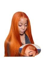 Lace straight ginger wig - Image 2