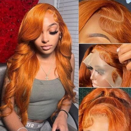 Bodywave HD ginger wig 