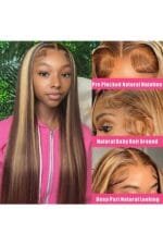 Lace 4/27 straight wig - Image 2