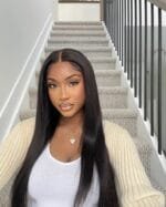 Raw hair straight wig - Image 2